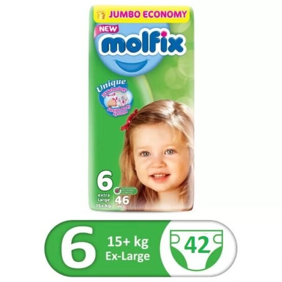 Molfix 3D Jumbo Pack XLarge Size 6 – 42 Pcs