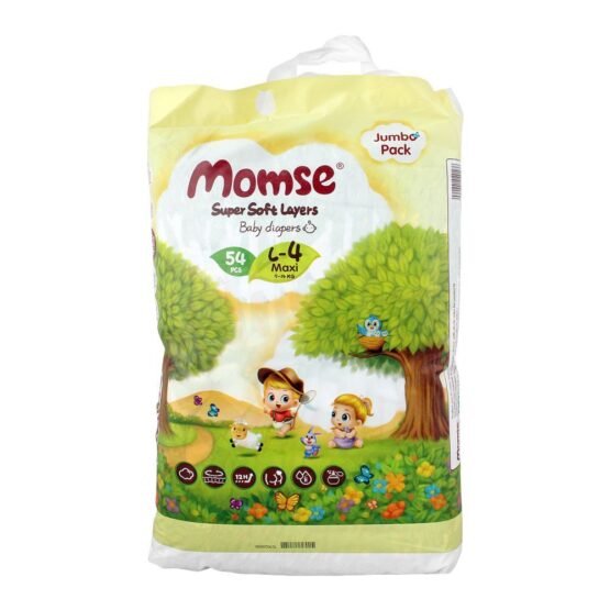 Momse Diapers Mega Pack Large Size 4 – 54 Pcs