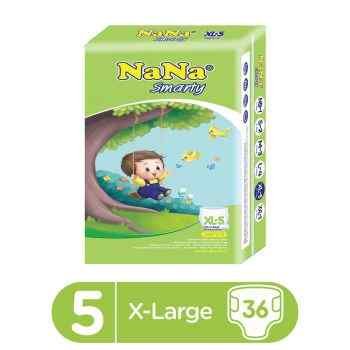 NANA SMARTY baby diapers Economy Size 5 – 36 Pcs