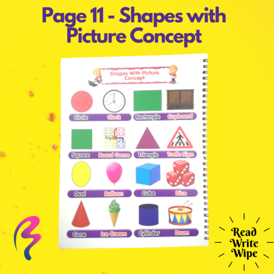 Magic White Note Book, Read write trace & wipe reusable book for kids - page 11