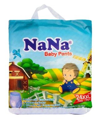 NANA SMARTY Baby Pants XXLARGE SIZE 6 (24 pcs)