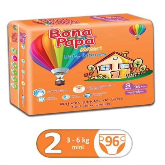 Bona Papa Magic Diapers Mega Small 96 Pcs