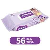 Canbebe baby wipes creamy touch purple 56 pcs