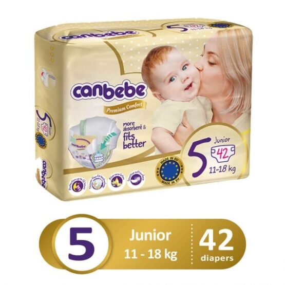 Canbebe Premium Pack For Junior Size 5 – XLarge – 42 Pcs