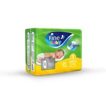 Fine Baby Diapers, No. 1, New Born 2-5 KG, 21-Pack