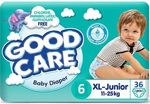 Good Care Baby Diaper X-Large Size 6 (16+kg) – 34 Pcs
